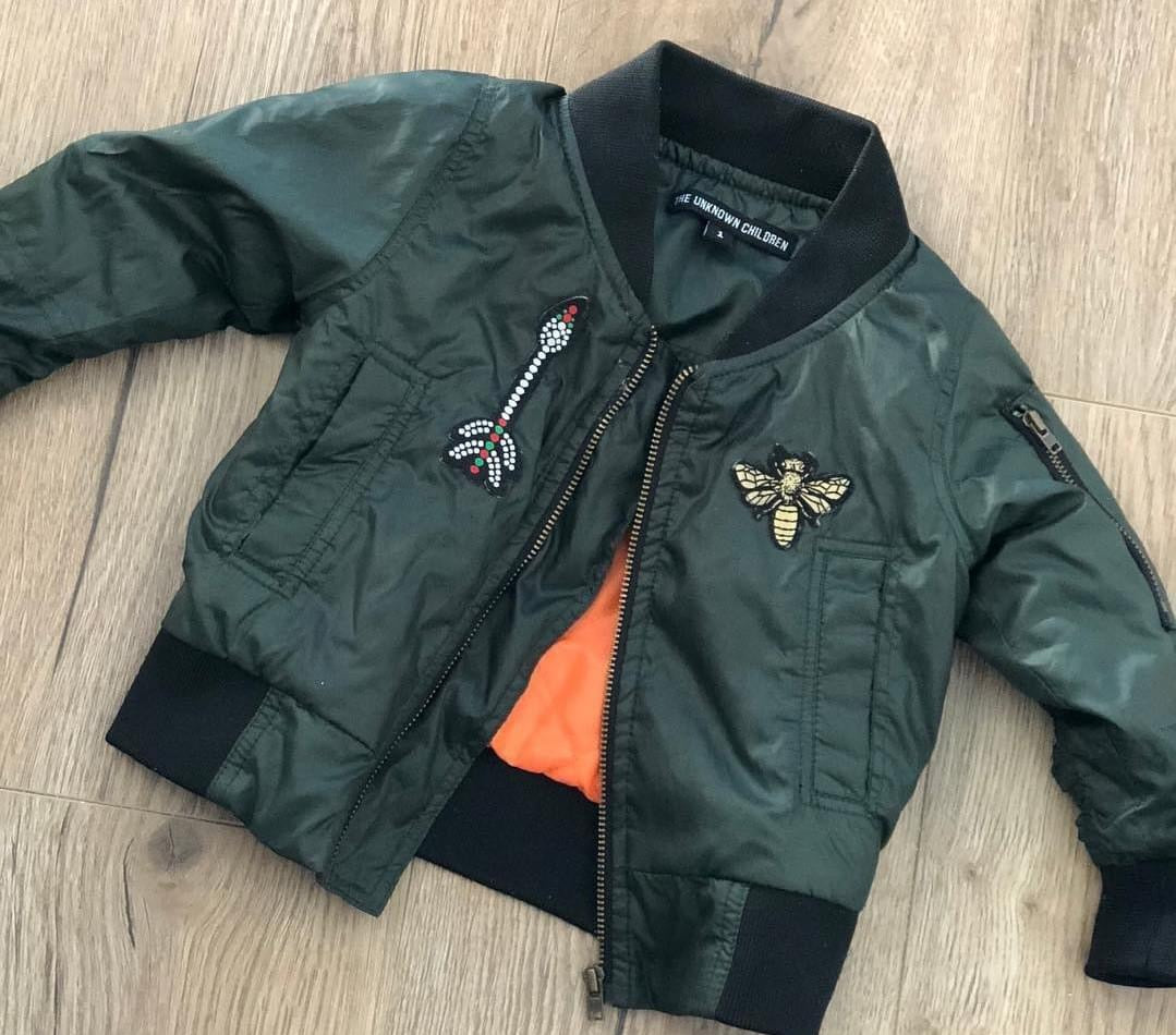 Khaki Bomber Celebrity Style